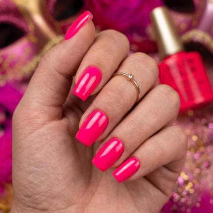 Esmalte em Gel 10ml Helen Color Coleção 2023 - Cor:164 Pink avermelhado