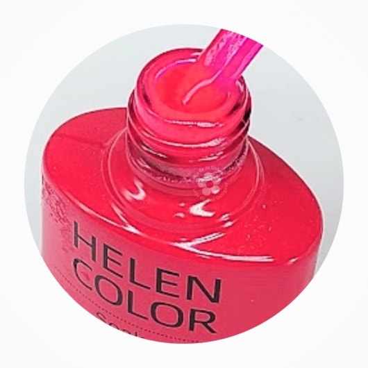 Esmalte em Gel 10ml Helen Color Coleção 2023 - Cor:164 Pink avermelhado para unhas