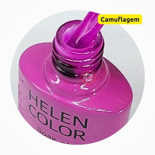 Esmalte em Gel 10ml Helen Color Coleção 2023 - Cor:177 Uvinha para unhas