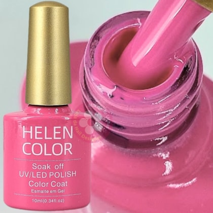 Esmalte em Gel 10ml Helen Color  - Cor:93 Rosa