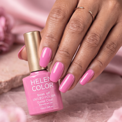 Esmalte em Gel 10ml Helen Color  - Cor:93 Rosa