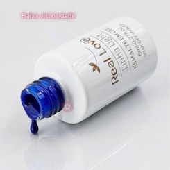 Esmalte em gel 17 Preto 8ml Real Love Esmalte em gel 17 Preto 8ml Real Love