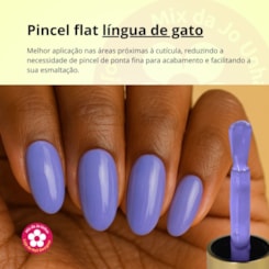 Esmalte em gel 48 Azul Cinderela Linha PRO Real Love