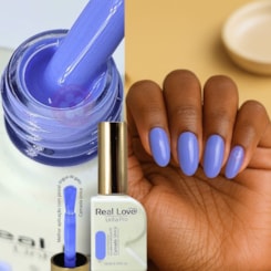 Esmalte em gel 48 Azul Cinderela Linha PRO Real Love