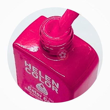 Esmalte em gel 95 Rosa Choque Conexão Helen Color 12ml