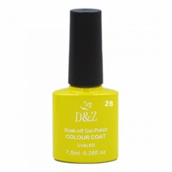 Esmalte em Gel Amarelo Táxi Nova Iorque 28 D&Z 7,5ml Linha B