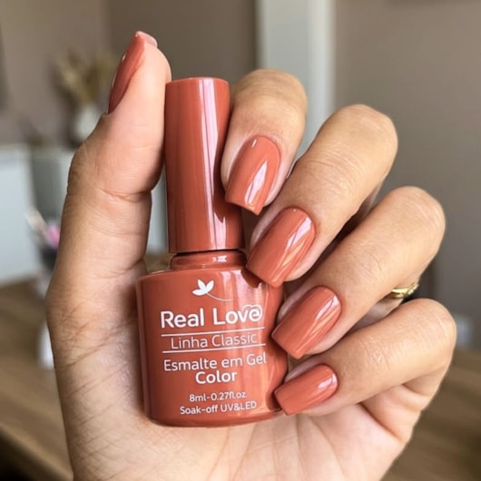 Esmalte em gel Argila Real Love Linha Classic para unhas
