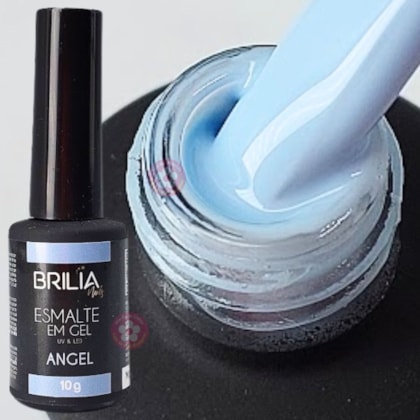 Esmalte em Gel Azul Clarinho 10g UV/LED Angel Brilia