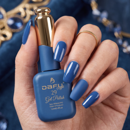 Esmalte em gel Azul Cobalto 29 Dafu 12ml Infinito Glow