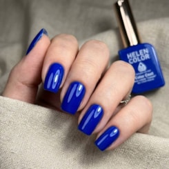 Esmalte em gel Azul Royal Brasil Helen Color 12ml Conexão 156