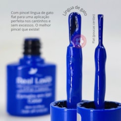 Esmalte em gel Azul Royal fechado Real Love Linha Classic 8ml 032