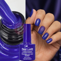 Esmalte em gel Azul Royal fechado Real Love Linha Classic 8ml 032 Esmalte em gel Azul Royal fechado Real Love Linha Classic 8ml 032