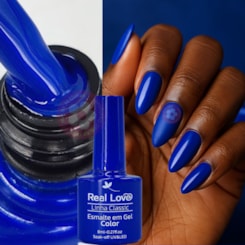 Esmalte em gel Azul Royal Real Love Linha Classic 8ml 033 Esmalte em gel Azul Royal Real Love Linha Classic 8ml 033