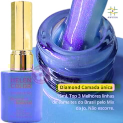 Esmalte em gel Blue Butterfly 70 Diamond 15ml Helen Color Esmalte em gel Blue Butterfly 70 Diamond 15ml Helen Color
