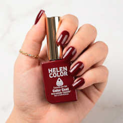 Esmalte em gel Bordô Intenso Helen Color 12ml Conexão 249