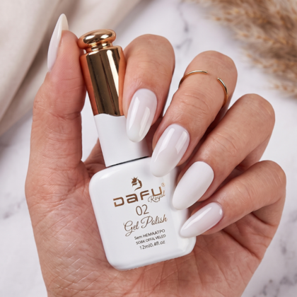 Esmalte em gel Branco 02 Dafu 12ml Infinito Glow