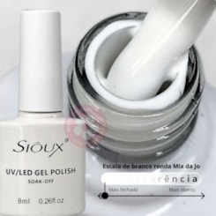 Esmalte em gel Branco 100% Sioux 8ml