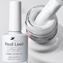 Esmalte em gel Branco Errorex 8ml Real Love P27 Linha Light Esmalte em gel Branco Errorex 8ml Real Love P27 Linha Light