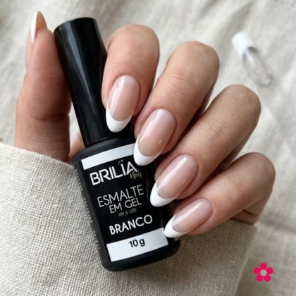 Esmalte em Gel Brilia Nails 10g Branco Corretivo