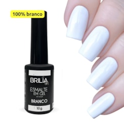 Esmalte em Gel Brilia Nails 10g Branco Corretivo Esmalte em Gel Brilia Nails 10g Branco Corretivo