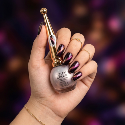 Esmalte em gel Camaleão Magnético Helen Color 15ml 36 para unhas