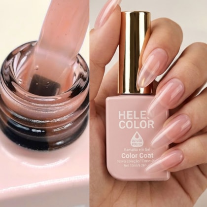 Esmalte em gel Camuflagem Natural Helen Color 12ml Conexão 56