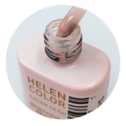Esmalte em gel Camuflagem Nude Diamond 15ml Helen Color