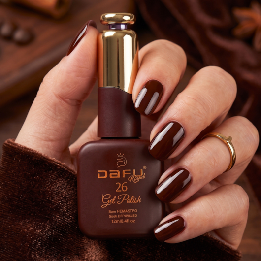 Esmalte em gel Carmim 26 Dafu 12ml Infinito Glow para unhas
