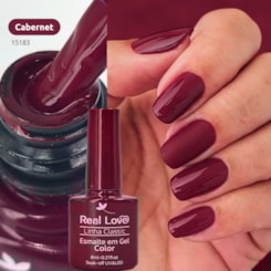 Esmalte em gel Cereja Escura Real Love Linha Classic 8ml 053