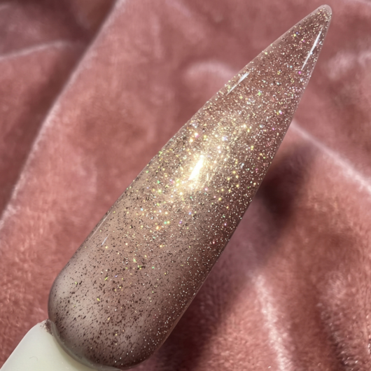 Esmalte em gel Champagne cobertura 100% Helen Color 12ml Conexão 9 para unhas