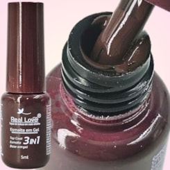 Esmalte em gel Chocolate ao leite 3 em 1 Real Love 44