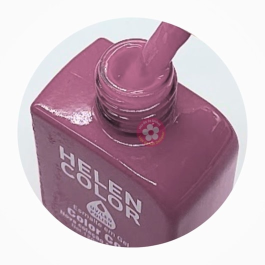 Esmalte em gel Chocolate ao leite Helen Color 12ml Conexão 194 para unhas