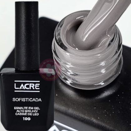 Esmalte em gel Cinza cimento 10g Sofisticada Lacre