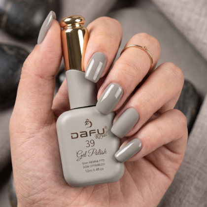 Esmalte em gel Cinza Cimento 39 Dafu 12ml Infinito Glow