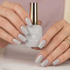 Esmalte em gel Cinza Claro Helen Color 12ml Conexão 188 Patins