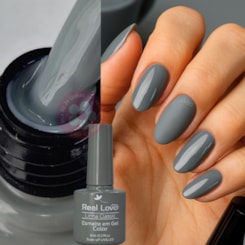 Esmalte em gel Cinza Real Love Linha Classic 8ml 060 Esmalte em gel Cinza Real Love Linha Classic 8ml 060