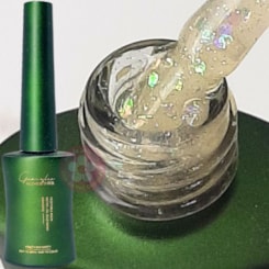 Esmalte em Gel Com glitter transparente Gcovelis 12ml Esmalte em Gel Com glitter transparente Gcovelis 12ml