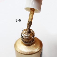 Esmalte Em Gel D&Z 15ml Linha B - Cor: Champagne Glitter B-6