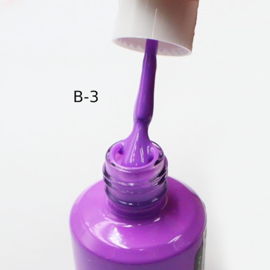 Esmalte Em Gel D&Z 15ml Linha B - Cor: Lilas B-3 para unhas