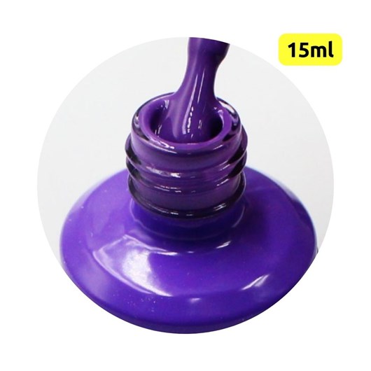 Esmalte Em Gel D&Z 15ml Linha B - Cor: Violeta B-16 para unhas