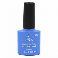 Esmalte em Gel D&Z 7,5ml Linha B Cor: Azul B-23