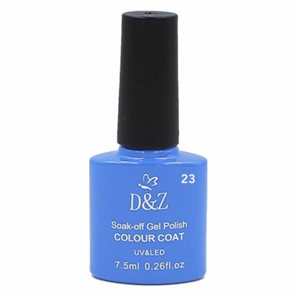 Esmalte em Gel D&Z 7,5ml Linha B Cor: Azul B-23