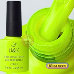 Esmalte em Gel D&Z 7,5ml Linha B Cor: Verde Limao B-32