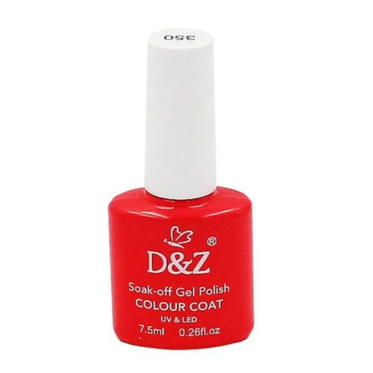 Esmalte Em Gel D&Z 7,5ml Linha D - Cor: 344 Vermelho Tomate para unhas