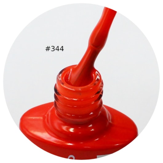 Esmalte Em Gel D&Z 7,5ml Linha D - Cor: 344 Vermelho Tomate para unhas