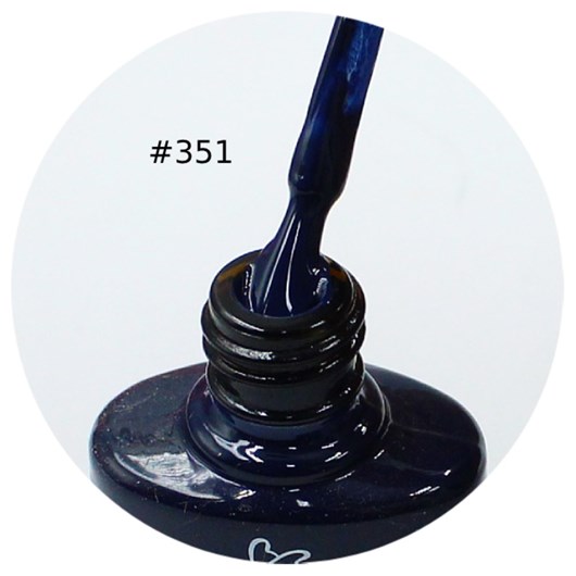Esmalte Em Gel D&Z 7,5ml Linha D - Cor: 351 Azul Escuro para unhas