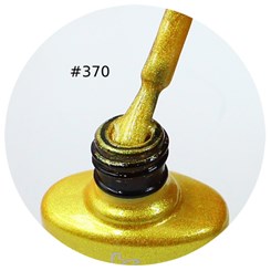 Esmalte Em Gel D&Z 7,5ml Linha D - Cor: 370 Dourado Com Glitter