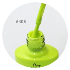 Esmalte em gel D&Z 7,5ml Linha E - Cor: 408 Verde Bebê Neon Esmalte em gel D&Z 7,5ml Linha E - Cor: 408 Verde Bebê Neon