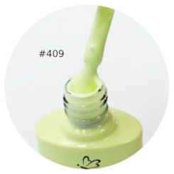 Esmalte em gel D&Z 7,5ml Linha E - Cor: 409 Amarelo Bebê Esmalte em gel D&Z 7,5ml Linha E - Cor: 409 Amarelo Bebê