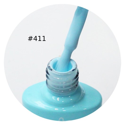 Esmalte em gel D&Z 7,5ml Linha E - Cor: 411 Azul Pastel - 07ee7008-1723-4615-9de3-c3113f406204